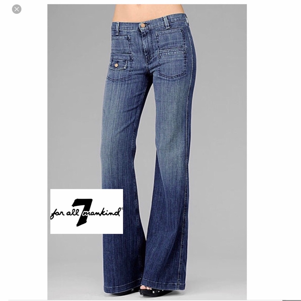 7 for all mankind flare jeans